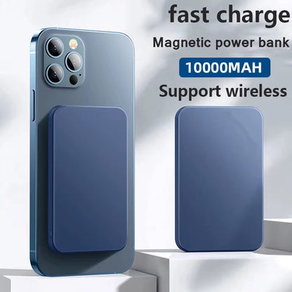 10000Mah Magnetic Wireless Power Bank Portable 5000Mah USB C Fast Charging External Battery Charger for Iphone 15 Xiaomi Samsung